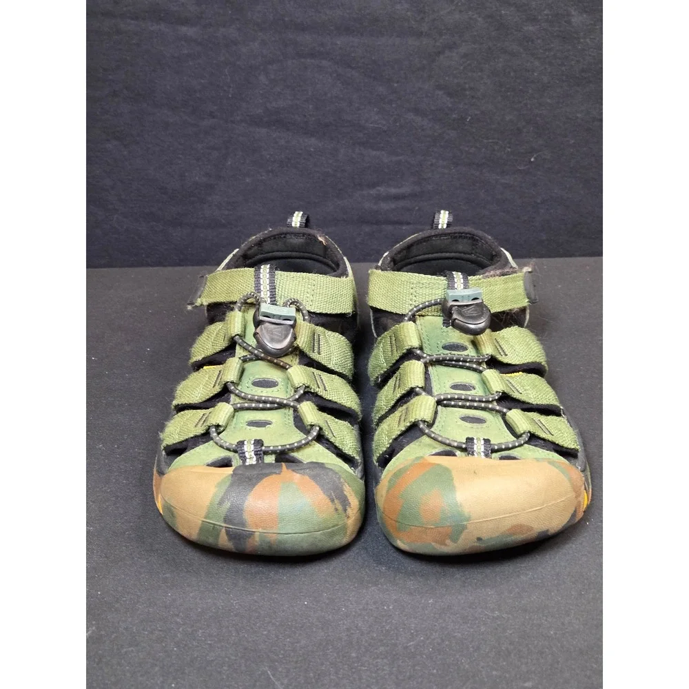 Keen Newport H2 Kids‎ Camo Green Water Sandals Shoes Size 3 US 1014259